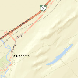 Saint-Pacôme Street Map