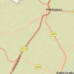 Herbignac Street Map