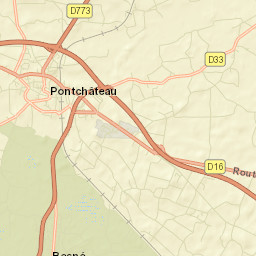Pontchâteau Street Map