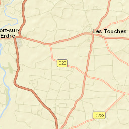 Les Touches Street Map