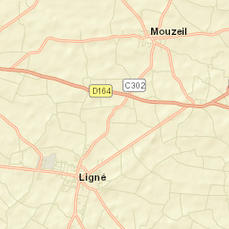 Ligné Street Map