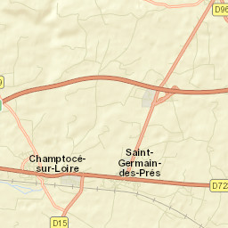 Champtocé-sur-Loire Street Map