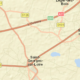 Saint-Georges-sur-Loire Street Map
