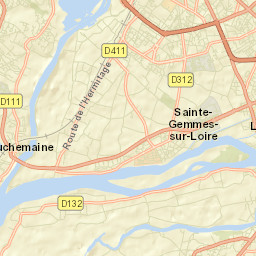 Sainte-Gemmes-sur-Loire Street Map