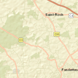 Fondettes Street Map