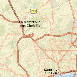 Saint-Cyr-sur-Loire Street Map