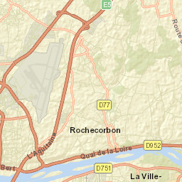 Parçay-Meslay Street Map