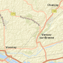 Vouvray Street Map