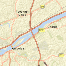 Pocé-sur-Cisse Street Map