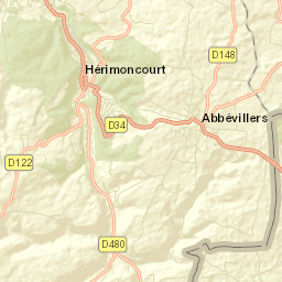 Hérimoncourt Street Map