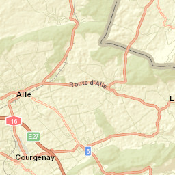 Courgenay Street Map