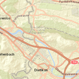 Würenlos Street Map