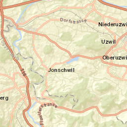 Uzwil Street Map