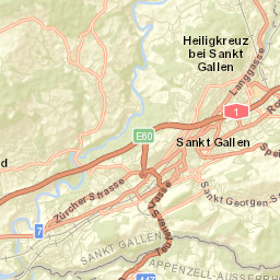 Sankt Gallen Street Map