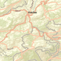 Heiden Street Map
