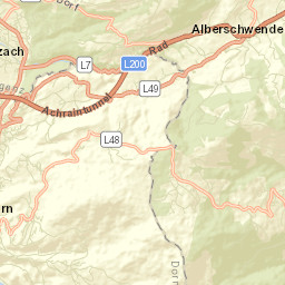 Schwarzach Street Map