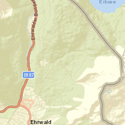 Ehrwald Street Map