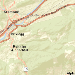 Alpbach Street Map