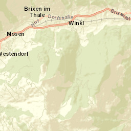Brixen im Thale Street Map