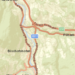 Mitterberghütten Street Map
