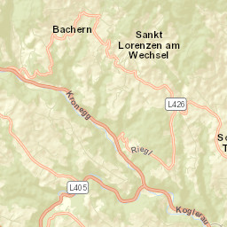 Sankt Lorenzen am Wechsel Street Map