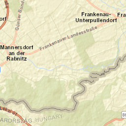 Mannersdorf an der Rabnitz Street Map