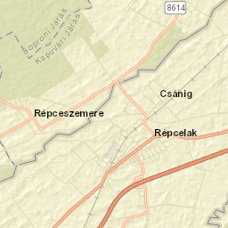 Répcelak Street Map