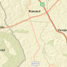 Pannonhalmi Járás Street Map