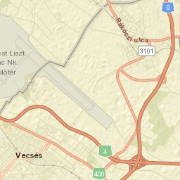Vecsés Street Map