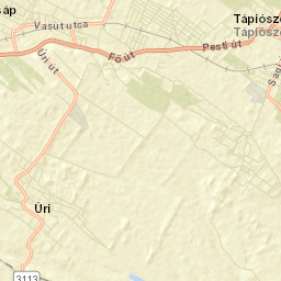 Sülysáp Street Map
