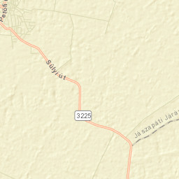 Jászkisér Street Map