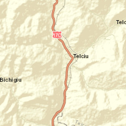 Telciu Street Map