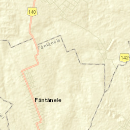 Comuna Fântânele Street Map