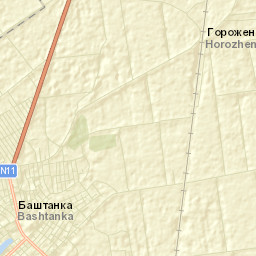 Bashtanka Street Map