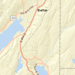 Belfair Street Map