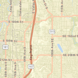 19425 96th Avenue South, Renton, WA Street Map