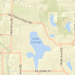Maple Heights-Lake Desire Street Map