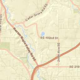 16945-17139 Southeast Renton Maple Valley Road Street Map