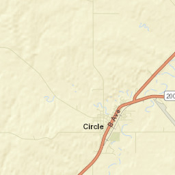 Circle Street Map