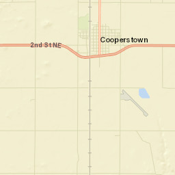 Cooperstown Street Map