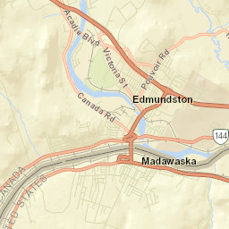 Edmundston Street Map