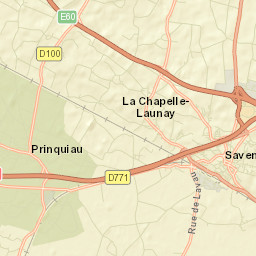 Savenay Street Map
