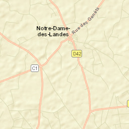 Notre-Dame-des-Landes Street Map