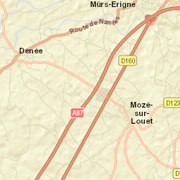 Denée Street Map