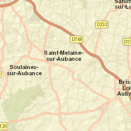 Saint-Melaine-sur-Aubance Street Map