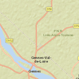 Les Rosiers-sur-Loire Street Map