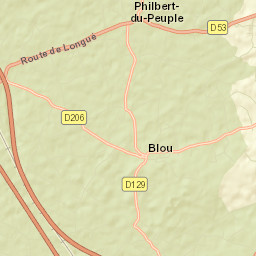 Saint-Philbert-du-Peuple Street Map