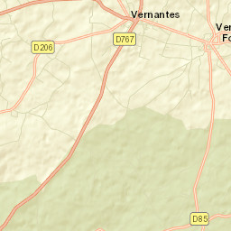 Vernantes Street Map