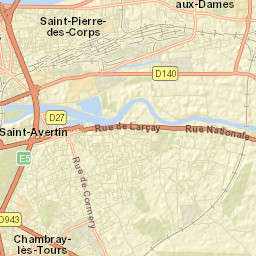 Saint-Avertin Street Map