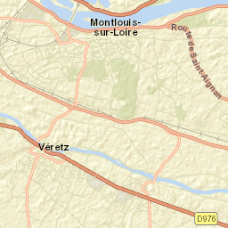 Azay-sur-Cher Street Map